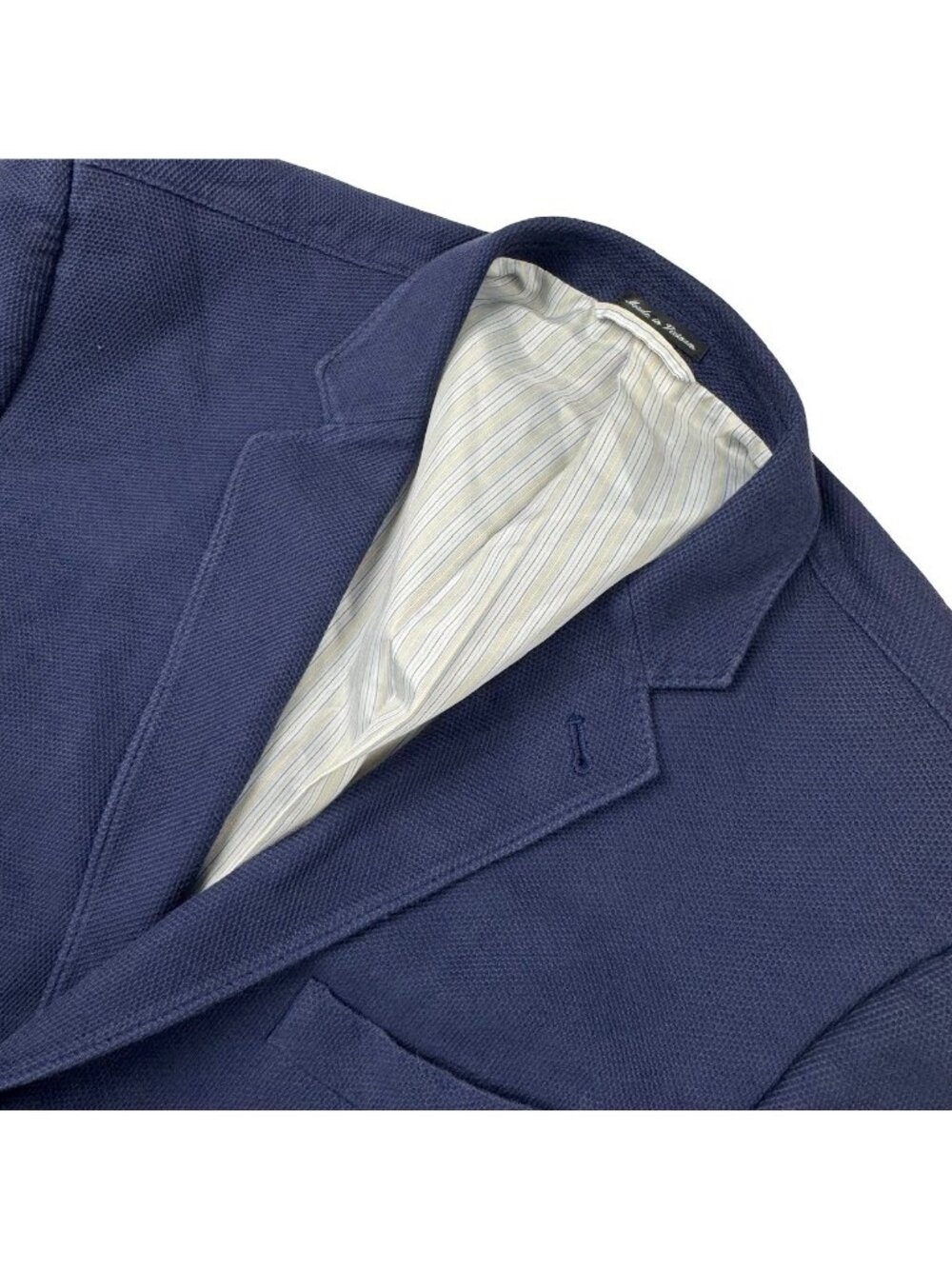 Flynt Men's 100% Cotton 2-Button Blazer Jacket Navy Blue • 44R